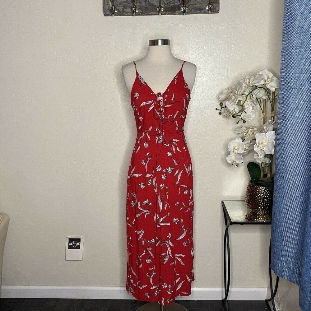 BARDOT Womens Amelia Floral Red Dress Size M